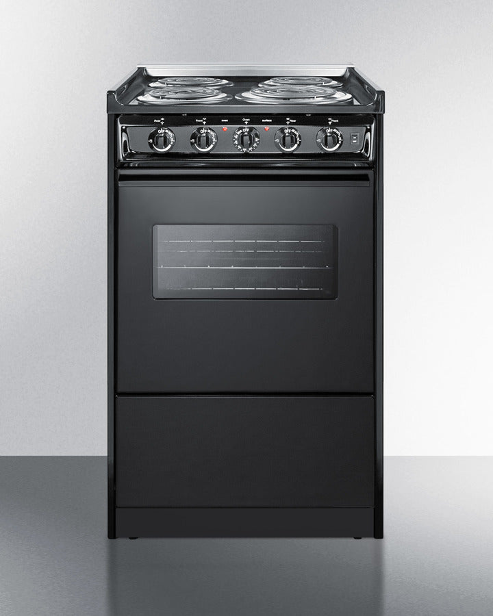 20" Wide Electric Coil Range - (TEM110CRW)