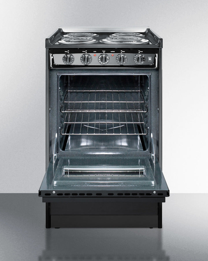 20" Wide Electric Coil Range - (TEM110CRW)