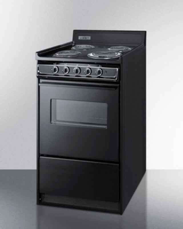 20" Wide Electric Coil Range - (TEM110CW)
