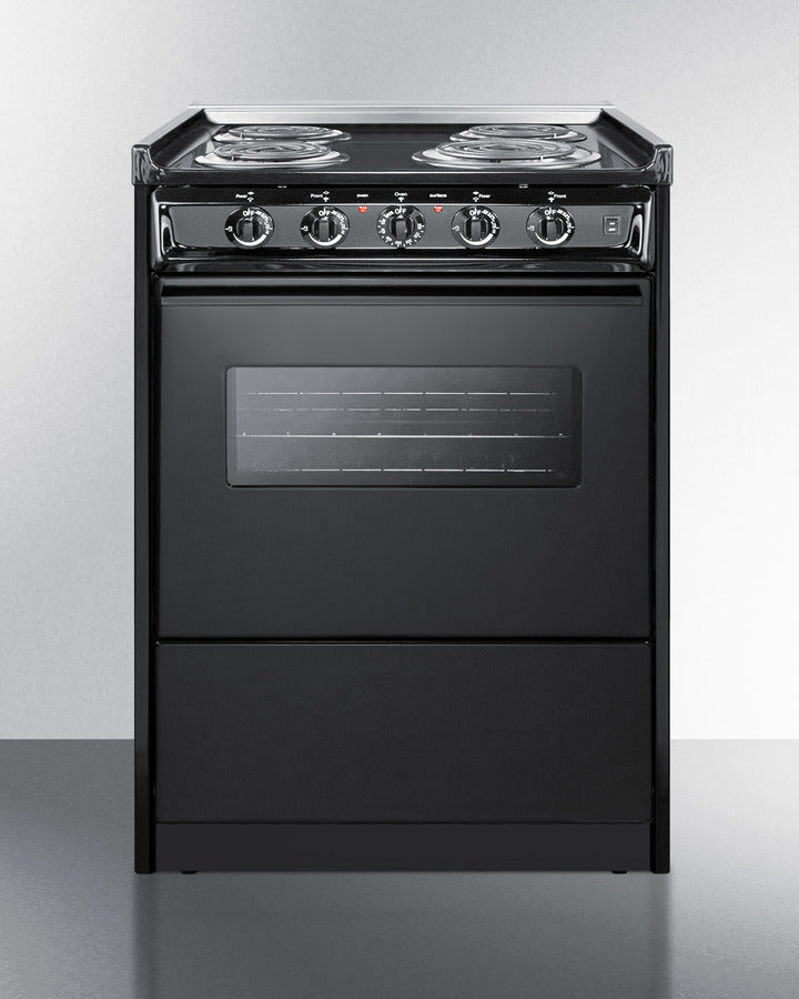 24" Wide Electric Coil Range - (TEM610CRW)