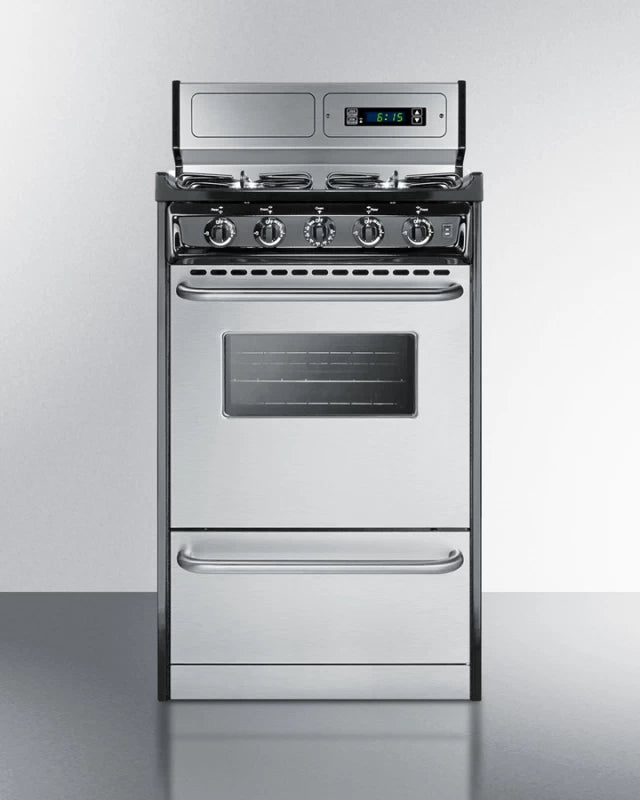 20" Wide Gas Range, Sealed Burners - (TTM1307BKSW)