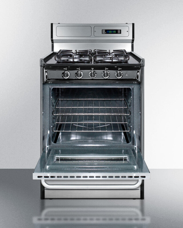 24" Wide Gas Range, Sealed Burners - (TTM6307BKSW)