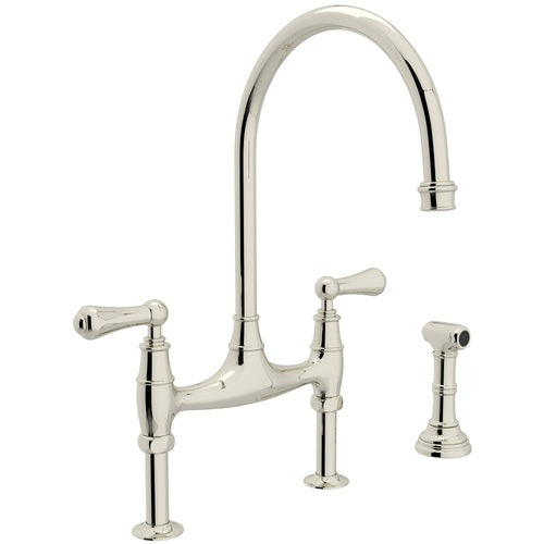Rohl RU4719LPN2 "Georgian Era" Two Handle Kitchen Faucet