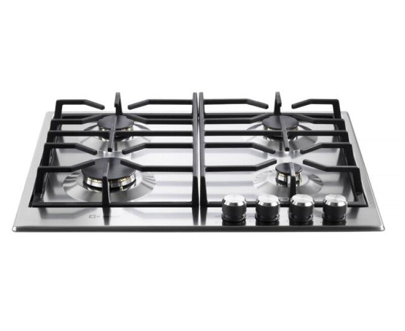 Verona 24" Designer Gas Cooktop-Brass Burners SS - (VDGCT424FSS) - VERONA