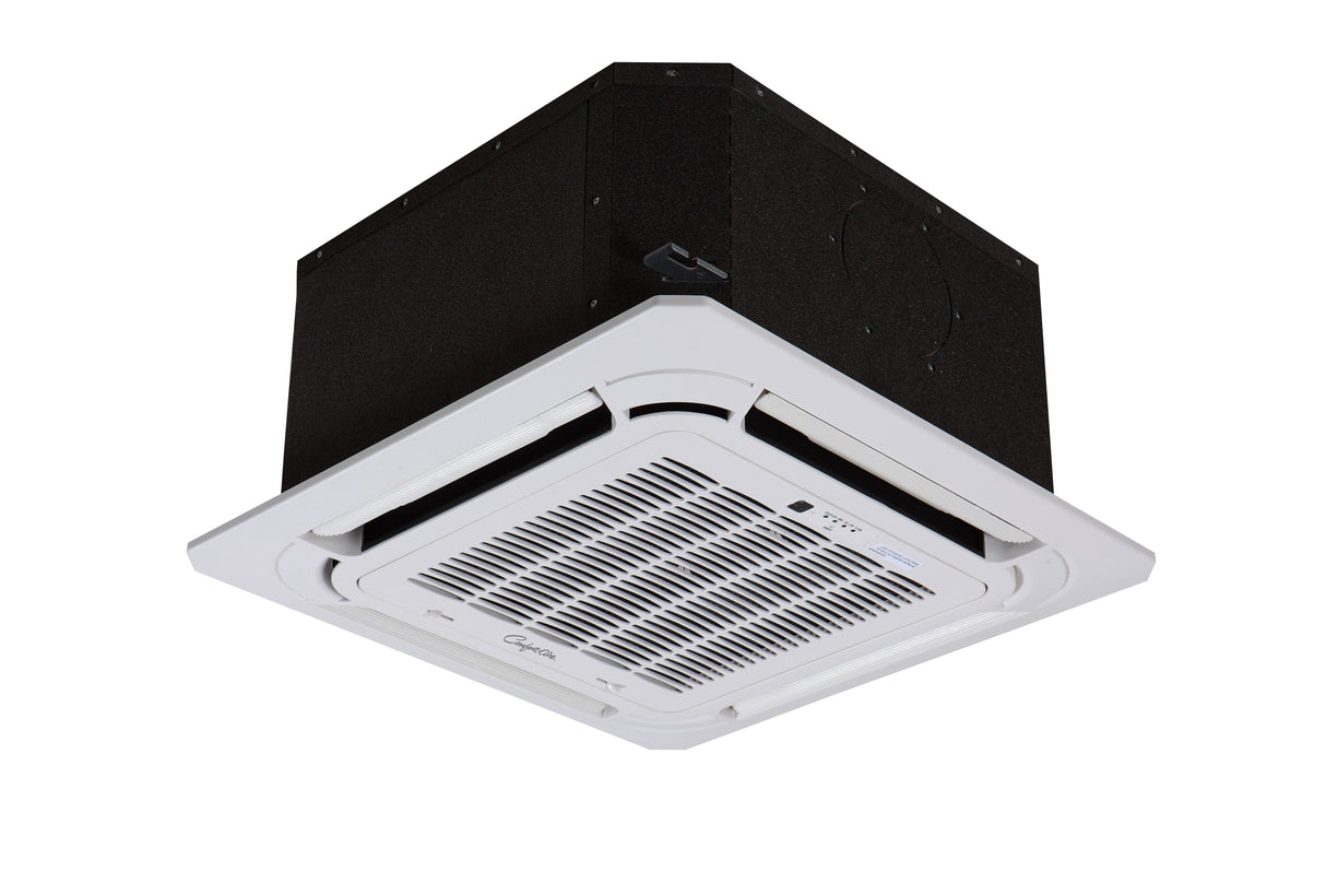 Century VMH four-way ceiling cassette installed in a dropped ceiling