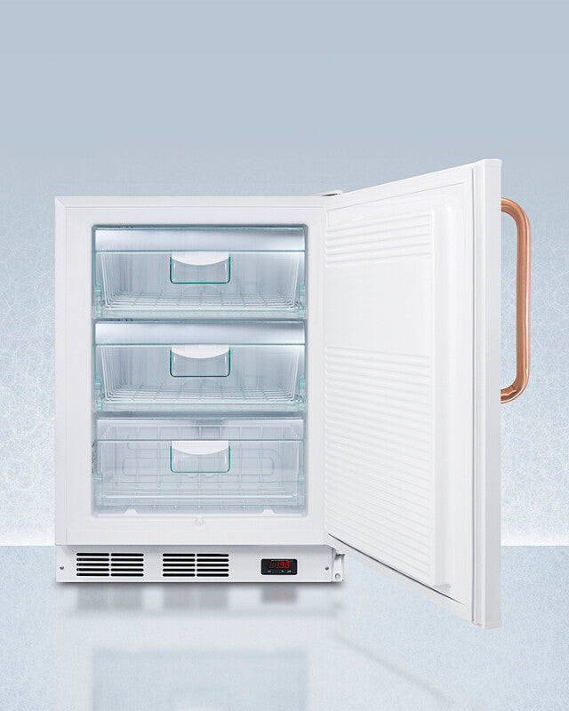 24" Wide Built-in All-freezer With Antimicrobial Pure Copper Handle, ADA Compliant - (VT65MLBITBCADA)