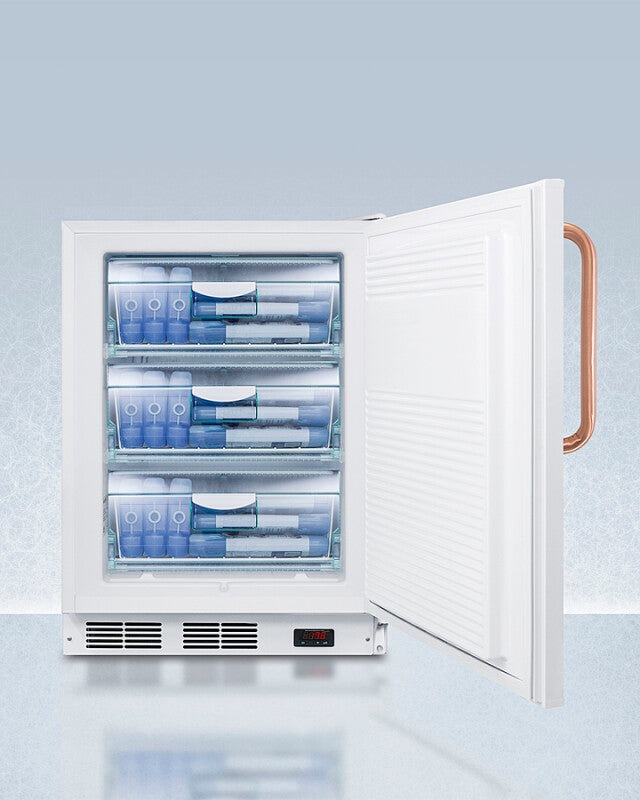 24" Wide Built-in All-freezer With Antimicrobial Pure Copper Handle, ADA Compliant - (VT65MLBITBCADA)