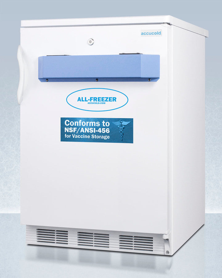 24" Wide Built-in All-freezer, Certified To Nsf/ansi 456 Standard for Vaccine Storage - (VT65MLVAC456)