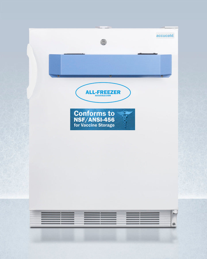 24" Wide Built-in All-freezer, Certified To Nsf/ansi 456 Standard for Vaccine Storage, ADA Compliant - (VT65MLVAC456ADA)