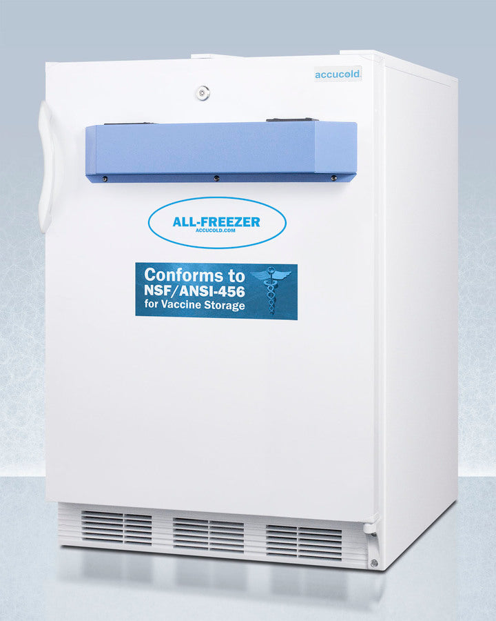 24" Wide Built-in All-freezer, Certified To Nsf/ansi 456 Standard for Vaccine Storage, ADA Compliant - (VT65MLVAC456ADA)
