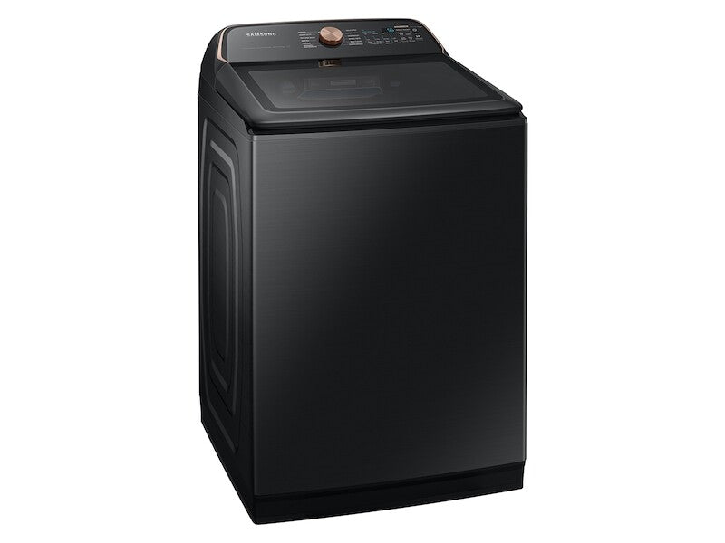 5.4 cu. ft. Extra-Large Capacity Smart Top Load Washer with Pet Care Solution and Auto Dispense System in Brushed Black - (WA54CG7550AVA4)