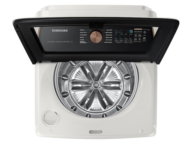 5.5 cu. ft. Extra-Large Capacity Smart Top Load Washer with Super Speed Wash in Ivory - (WA55A7300AEUS)