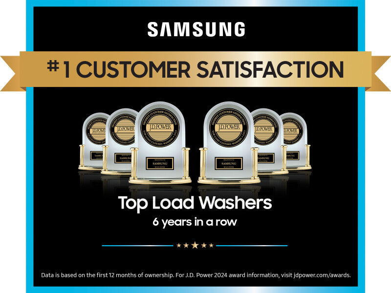 5.5 cu. ft. Extra-Large Capacity Smart Top Load Washer with Auto Dispense System in Ivory - (WA55CG7500AEUS)