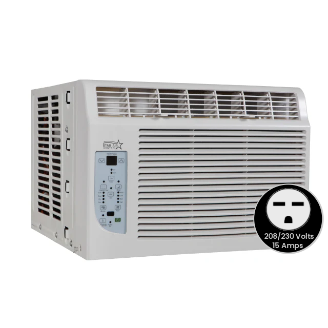Star Air Kontrol 12000 BTU 220V Window Air Conditioner with Heater (WAC-12HS-220V)