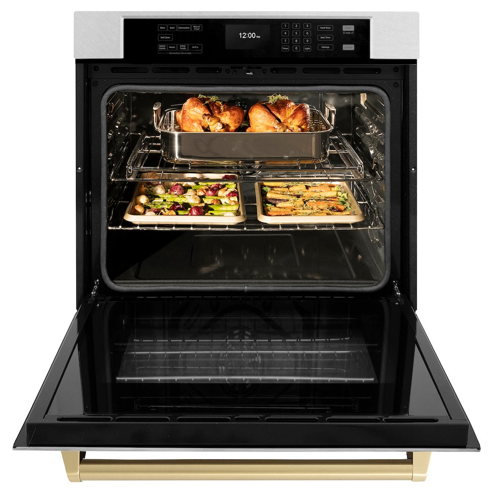 30 in. Professional True Convection Single Wall Oven - (WASSZ30CB) -
