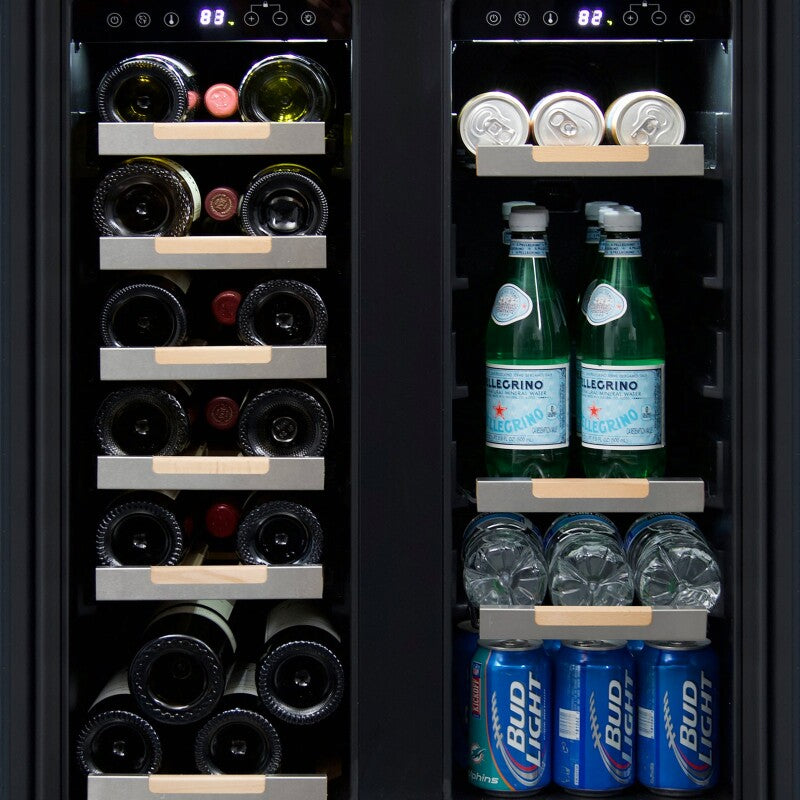 ELITE Series Side by Side Wine and Beverage Center - (WBE1956Z3S) - AVANTI