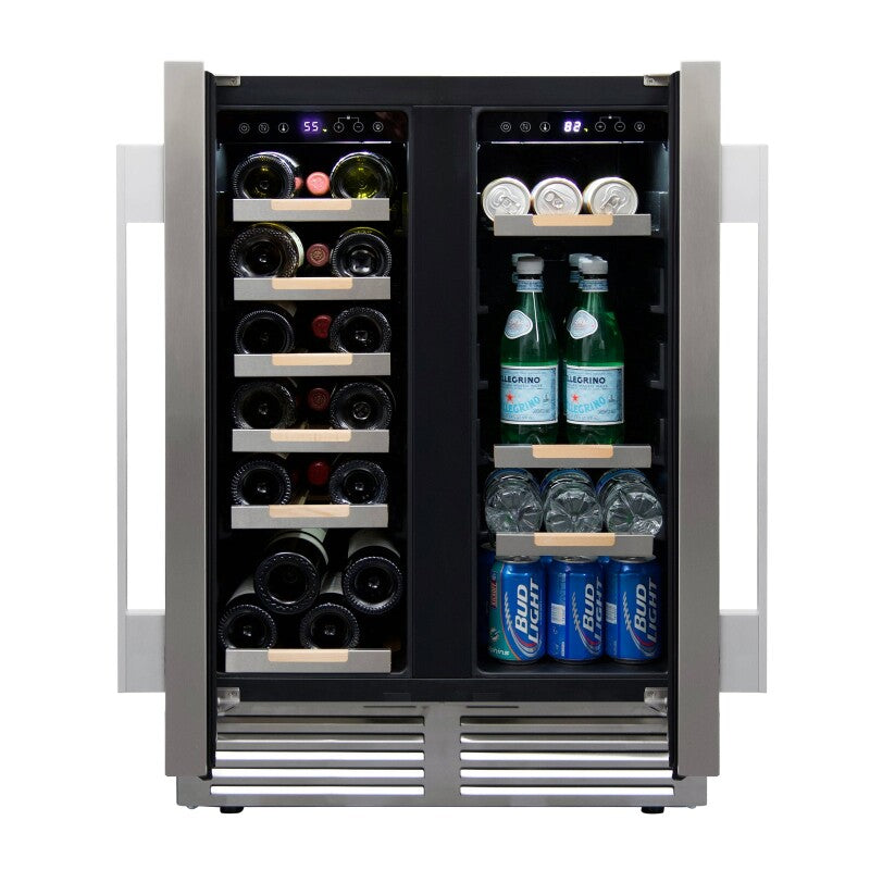 ELITE Series Side by Side Wine and Beverage Center - (WBE1956Z3S) - AVANTI