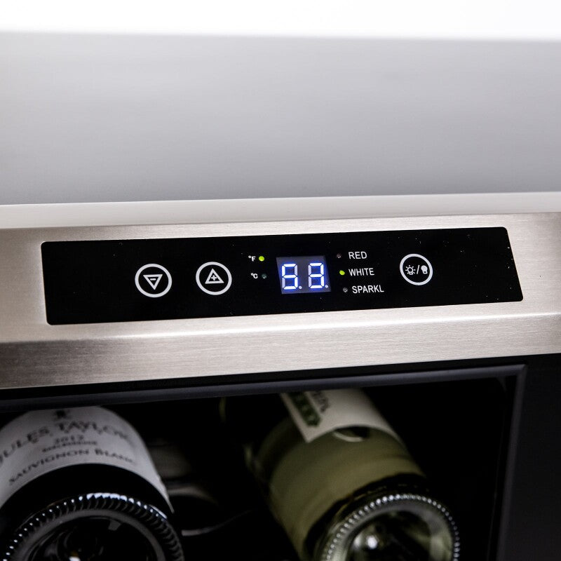 19 Bottle / 66 Can Dual-Zone Wine & Beverage Center - (WBV19DZ) - AVANTI