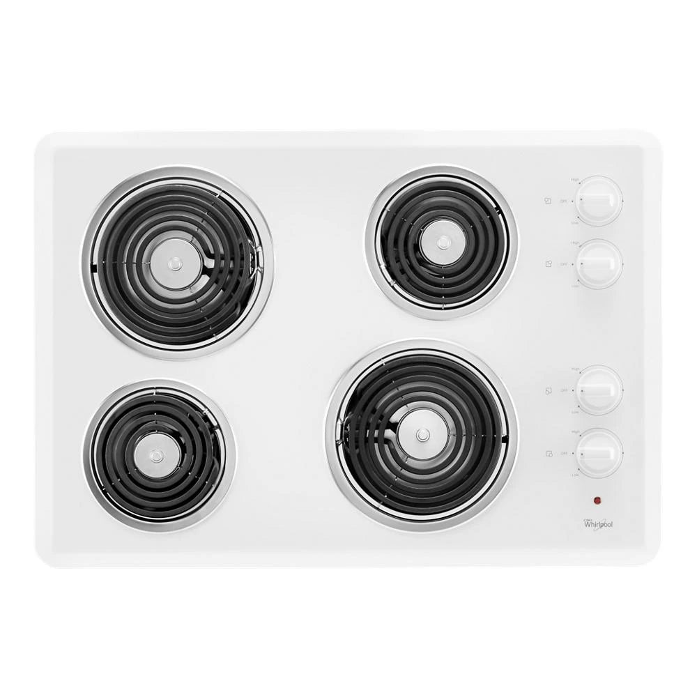 Whirlpool?? 30" Electric Cooktop - (WCC31430AW) - WHIRLPOOL