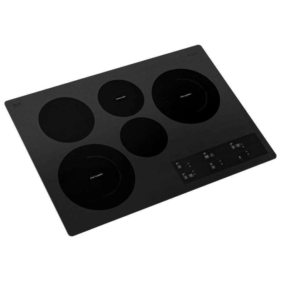 30-inch Electric Ceramic Glass Cooktop with Two Dual Radiant Elements - (WCE97US0KB)