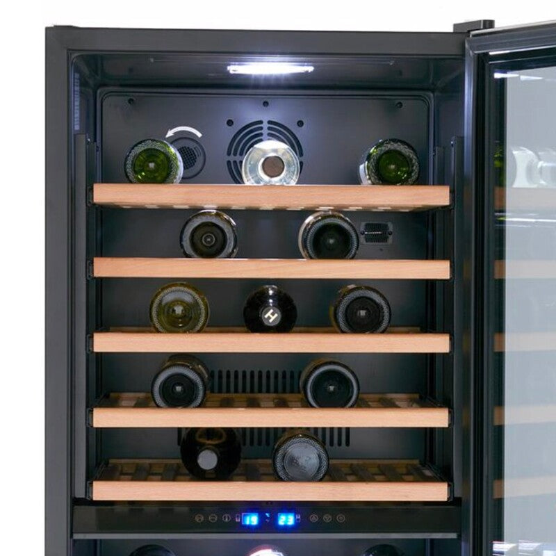 154 Bottle DESIGNER Series Dual-Zone Wine Cooler - (WCF154S3SD) - AVANTI