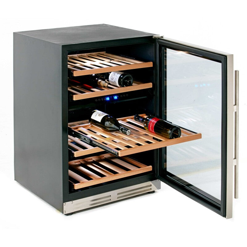 43 Bottle DESIGNER Series Dual-Zone Wine Cooler - (WCF43S3SD) - AVANTI