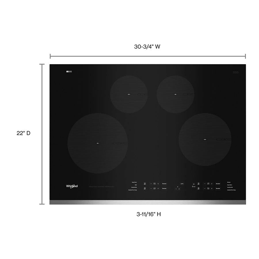 30-Inch Induction Cooktop - (WCI55US0JS)