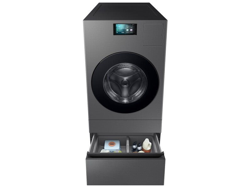 Bespoke AI Laundry Combo™ All-in-One 5.3 cu. ft. Ultra Capacity Washer and Ventless Heat Pump Dryer in Dark Steel - (WD53DBA900HZA1)