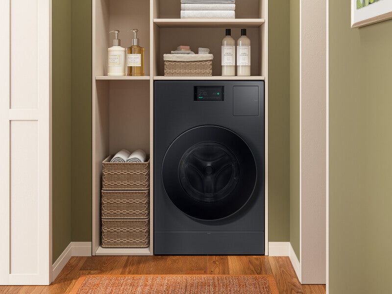 Bespoke AI Laundry Combo™ All-in-One 5.3 cu. ft. Ultra Capacity Washer and Ventless Heat Pump Dryer in Dark Steel - (WD53DBA900HZA1)