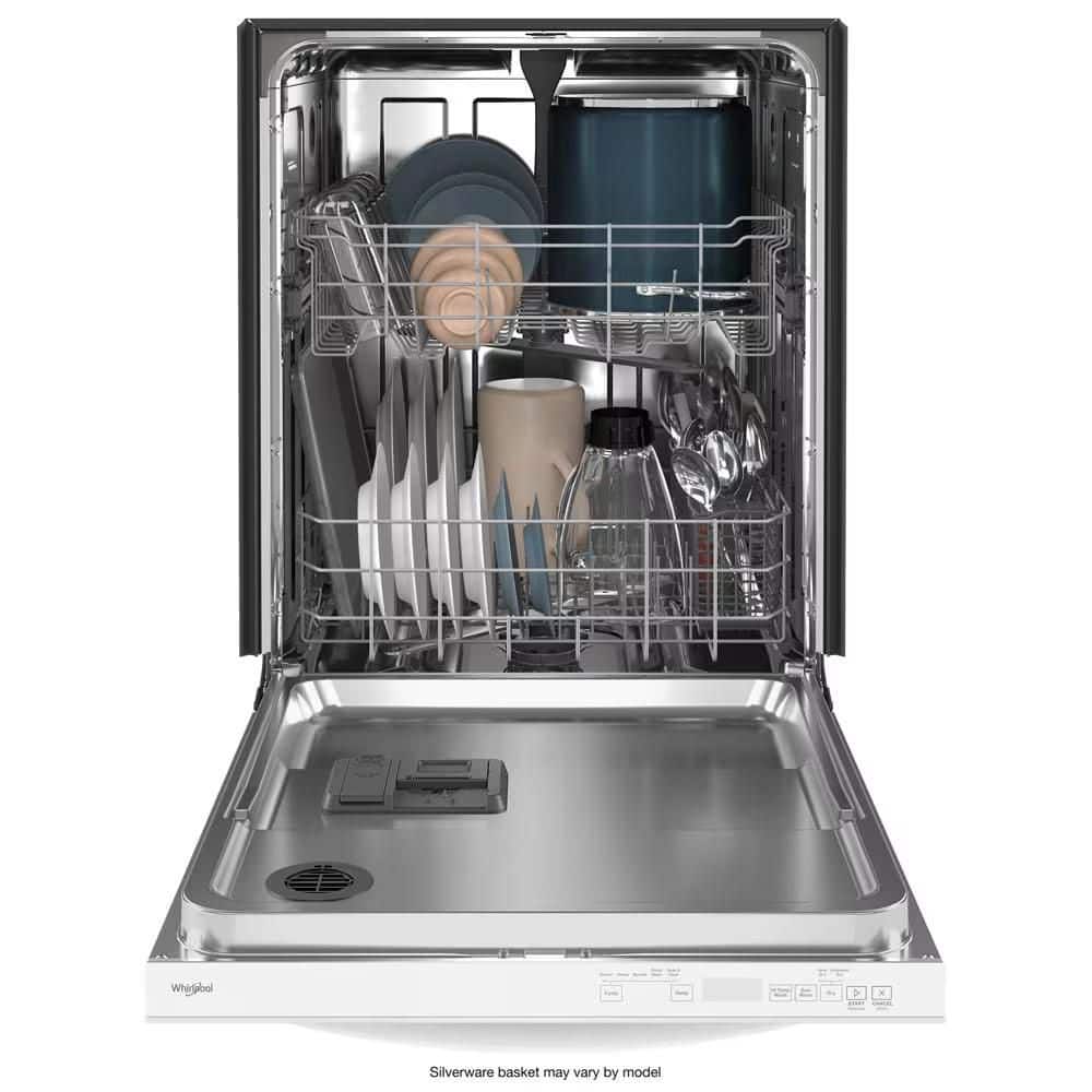 Whirlpool WDT740SALW dishwasher interior racks