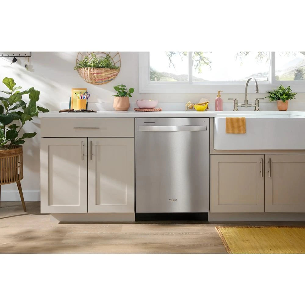 24" Stainless Steel Dishwasher with Spin&Load Rack and AI Intelligent Wash - 50 dBA - (WDT745SASZ)