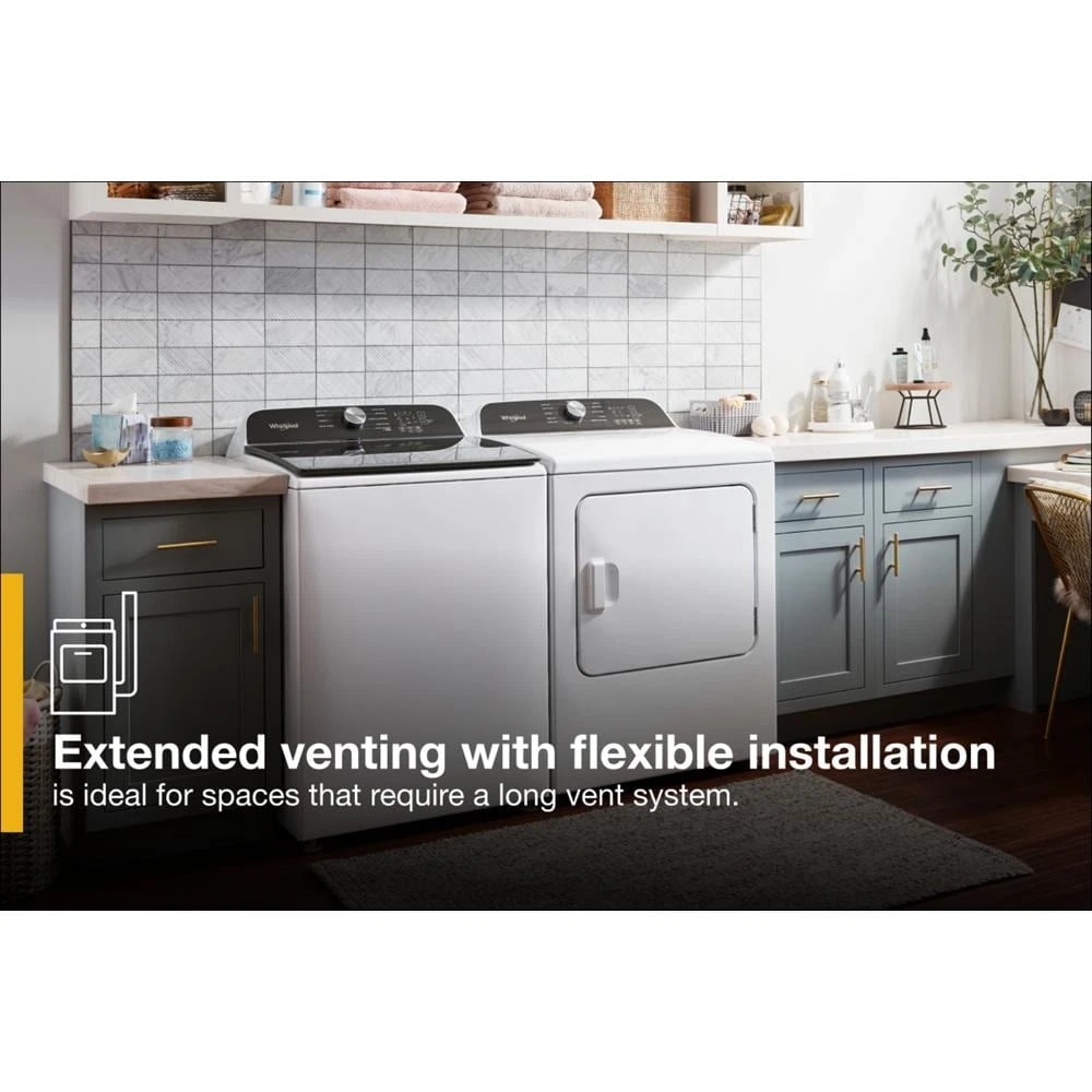 7.0 Cu. Ft. Long Vent Electric Moisture Sensing Dryer - (WED500CMW)