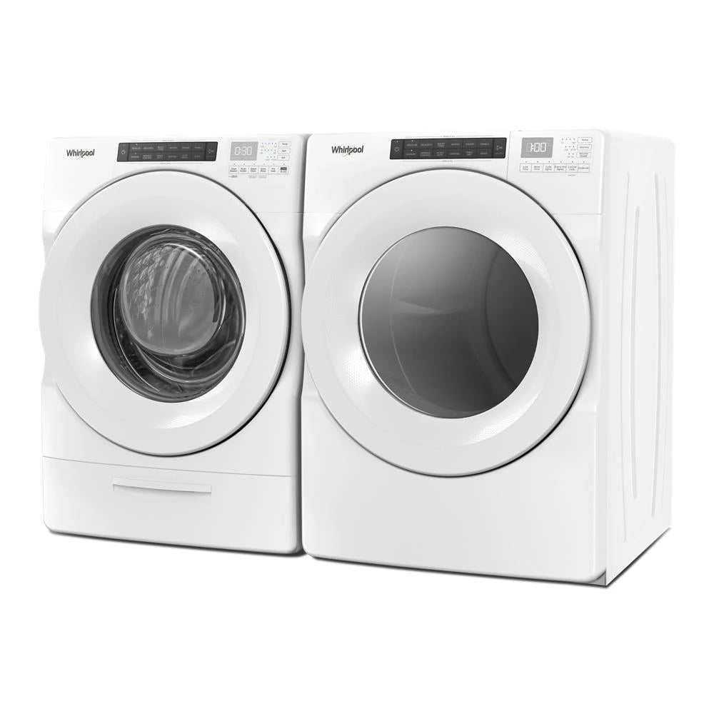 7.4 cu. ft. Front Load Electric Dryer with Intuitive Touch Controls - (WED5620HW) - WHIRLPOOL