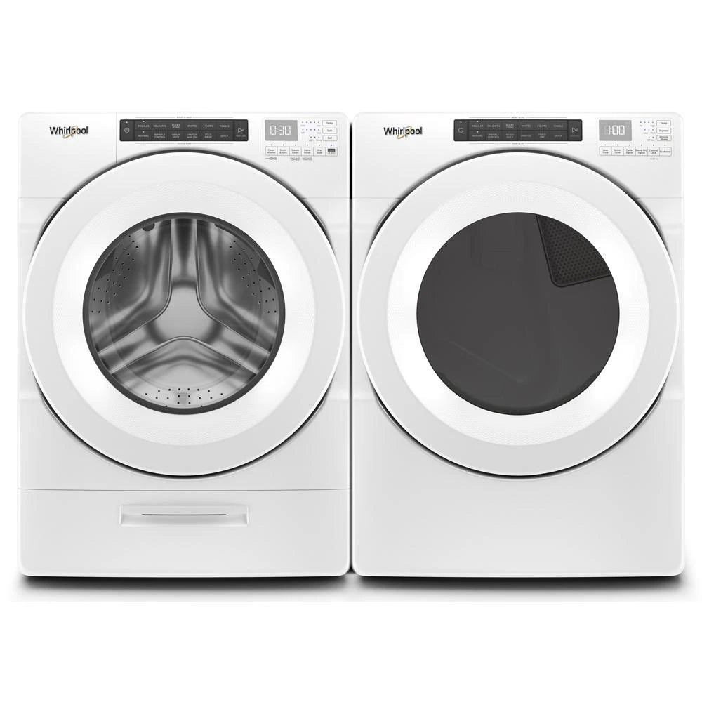 7.4 cu. ft. Front Load Electric Dryer with Intuitive Touch Controls - (WED5620HW) - WHIRLPOOL