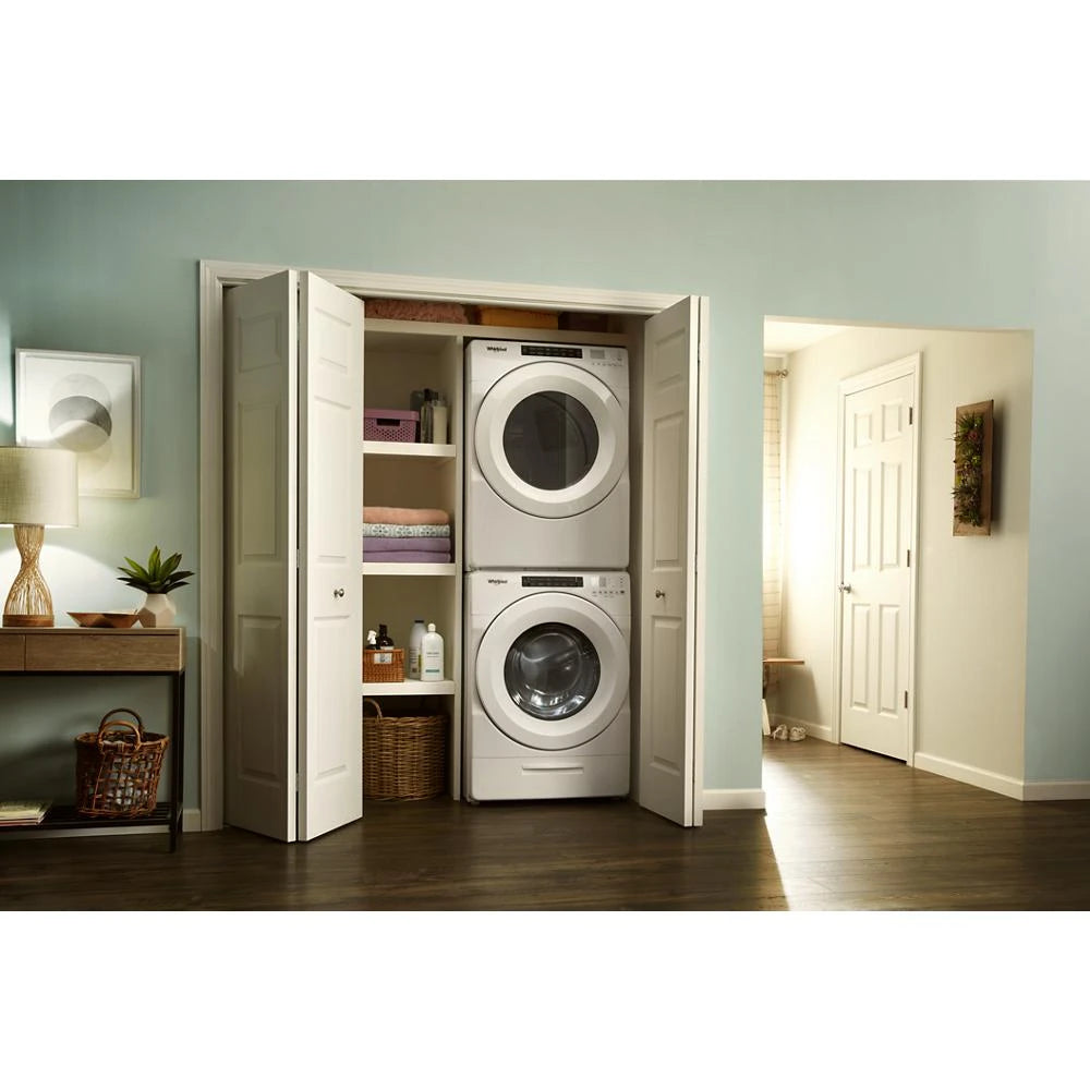 7.4 cu. ft. Front Load Electric Dryer with Intuitive Touch Controls - (WED5620HW) - WHIRLPOOL