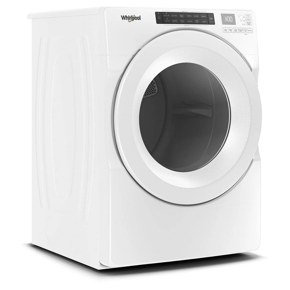 7.4 cu. ft. Front Load Electric Dryer with Intuitive Touch Controls - (WED5620HW) - WHIRLPOOL