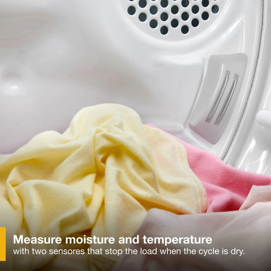7.0 Cu. Ft. Whirlpool?? Top Load Electric Dryer with Moisture Sensor - (WED6150PW) - WHIRLPOOL