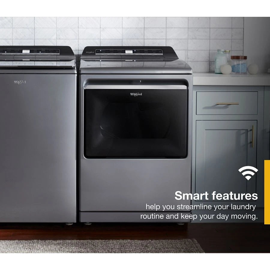 7.4 cu. ft. Top Load Electric Dryer with Advanced Moisture Sensing - (WED8127LC) - WHIRLPOOL