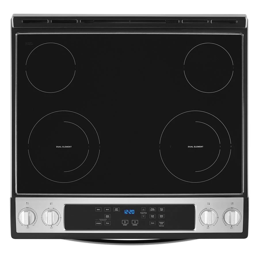 4.8 Cu. Ft. Whirlpool?? Electric Range with Frozen Bake??? Technology - (WEE515S0LS) - WHIRLPOOL