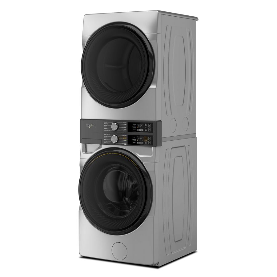 4.5 Cu. Ft. Smart Energy Star® Front Load Washer & 7.4 Cu. Ft. Electric Dryer Laundry Tower With Freshflowtm Vent System & Uv Clean Technology - (WEF5727TR) -