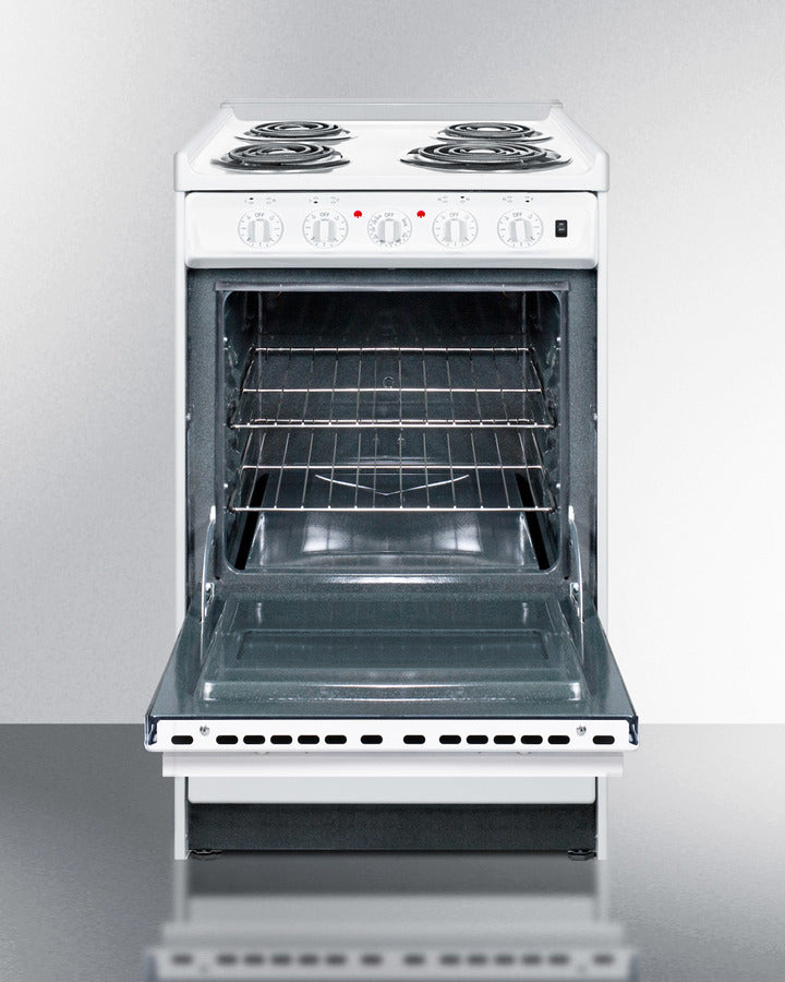20" Wide Electric Coil Top Range - (WEM110R)