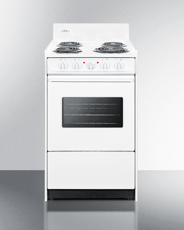 20" Wide Electric Coil Top Range - (WEM110W)