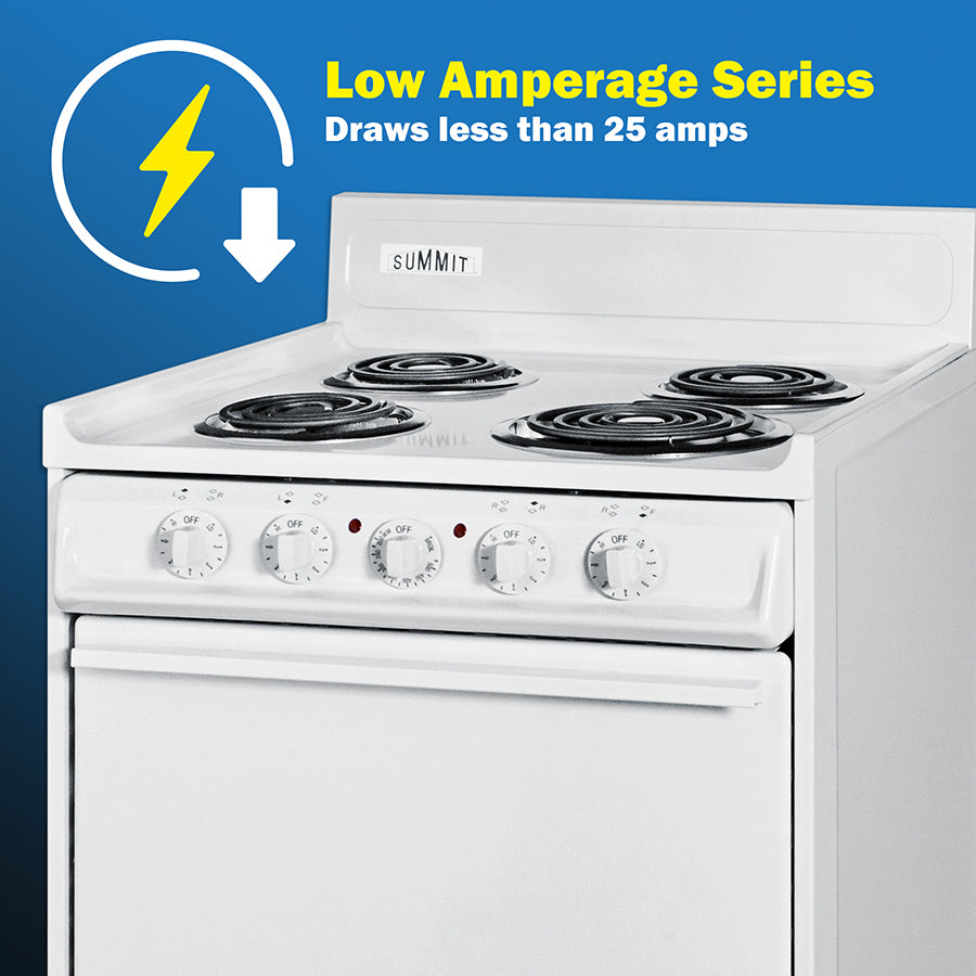 20" Wide Electric Coil Top Range - (WEM130DK)