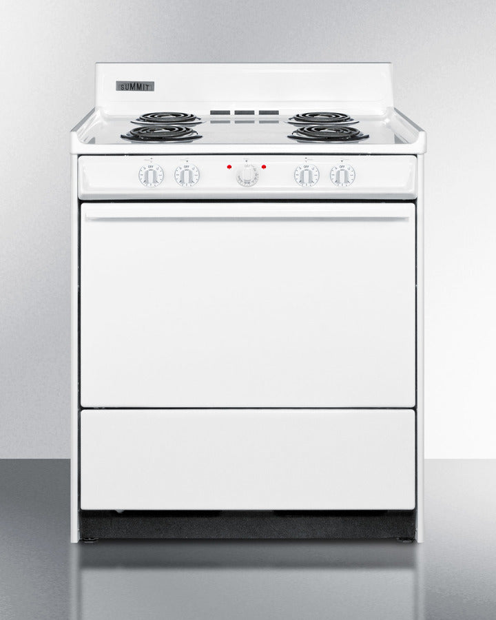 30" Wide Electric Coil Top Range - (WEM210)
