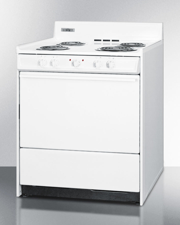30" Wide Electric Coil Top Range - (WEM210)