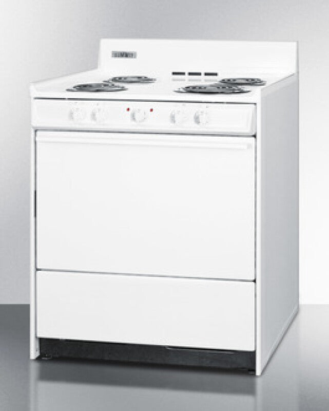 30" Wide Electric Coil Top Range - (WEM210)