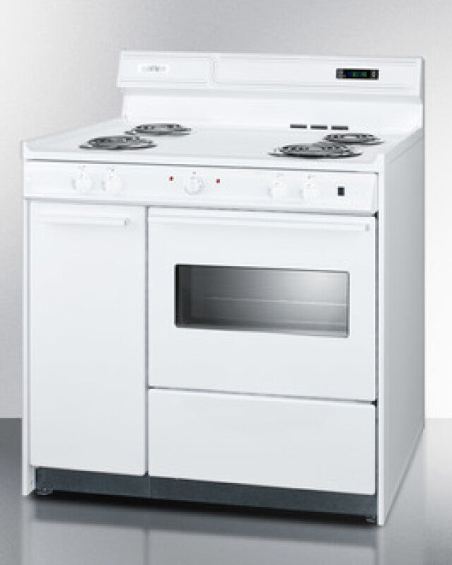 36" Wide Electric Coil Top Range - (WEM430KW)