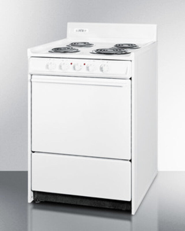 24" Wide Electric Coil Top Range - (WEM610)