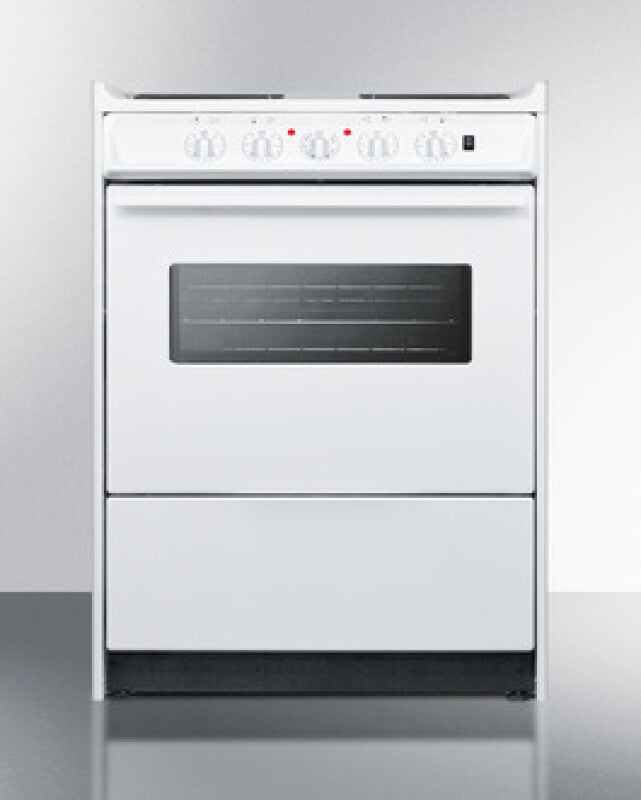 24" Wide Electric Coil Top Range - (WEM610RW)