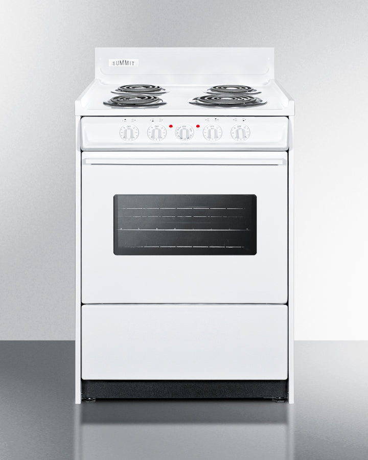 24" Wide Electric Coil Top Range - (WEM610W)